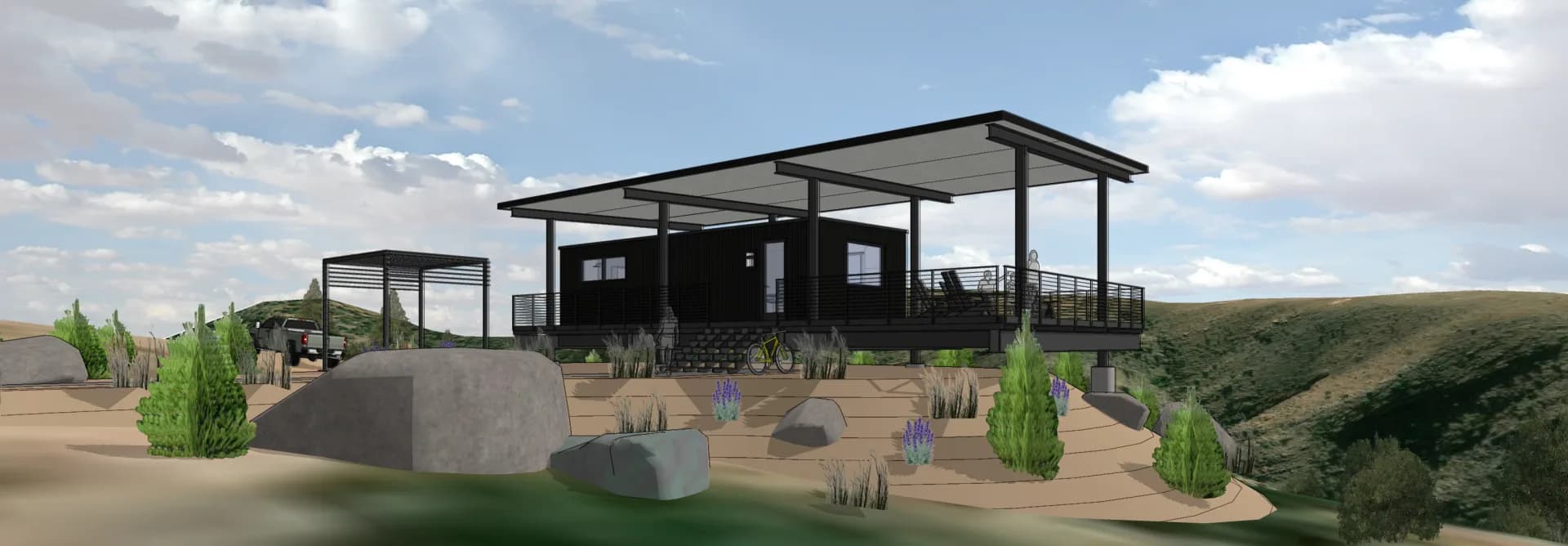 The Rango mod villa rendering at Royal Gorge Ranch and Resort